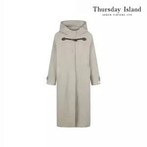 [Thursday Island] 후드 핸드메이드 코트(T228MCT536W)