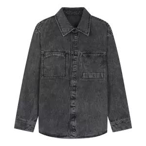 [지이크] 데님 빅 포켓 셔츠 블랙 (PJBAH5013)
