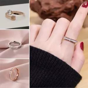 [오노마] ONM 여자 심플한 엄지 써지컬 패션 골드 커플링 트