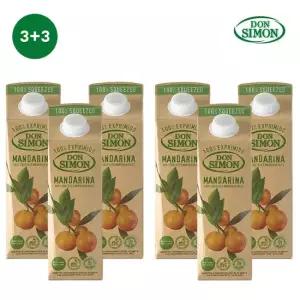 돈시몬 100  NFC 착즙주스 1L 만다린3+만다린 감귤)3  3+3) 총6팩