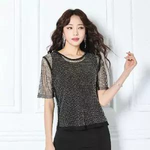 [NS홈쇼핑]보석망사풀오버블라우스[35407742]