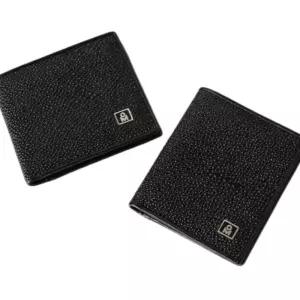 가오리 가죽 패턴 시크 남성 반지갑 중지갑 S 112 학생 카드 동전 머니