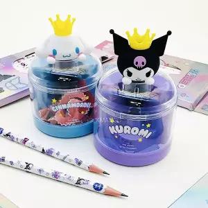 [쎄라피트]산리오 티아라 자동 연필깎이 캐릭터 전동 샤프너 학용품