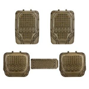 차량실리콘 발매트 투명 발판 전면 1장 5종세트 고무 바닥패드 라텍스 표준 차량용