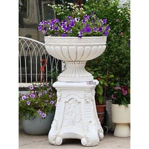 야외 유리 기둥 원형 다른 그레이트 꽃화분 유럽식 플랜트 대형 공원 1 장식 베란다