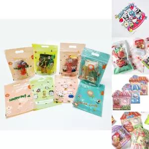 스탠딩지퍼백 답례품 선물포장 포장지 구디백 20P/지퍼백/간식/캐릭터/포장/비닐/유아/봉투/예쁜/컬러/과자