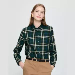 [롯데백화점]헤지스레이디스 베이직 체크 셔츠 HSSH5DC82