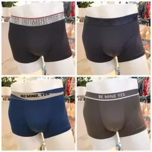 예스 DP02 데일리 남성 드로즈팬티 4종세트 ~110 솔리드 남자 편한 속옷 사각 스판 밴