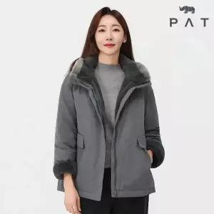 [PAT 여성] 밍크 렉스카라 구스 다운 코트_1I81903