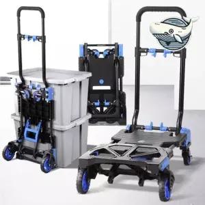 다용도 접이식 손수레 휴대용 시장 캐리어 장바구니카트 핸드카 대차 구루마 접이식카트