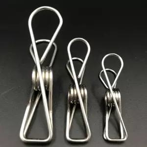 다용도 스텐 집게 10개 (소)/고리/수세미/걸이/집개/멀티/빨래/사진/수납/집게/멀티/싱크대/고리/집게/스탠