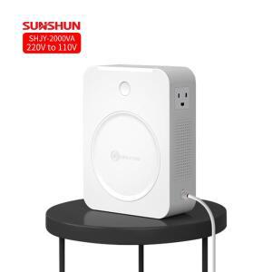 Shunhong 2000w 220V ~ 110v 100v 볼트 변환기 토로이달 변압기 스텝 다운 변압기 220 ~ 110
