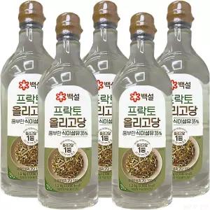 CJ제일제당 백설 프락토 올리고당 1.2kg 5개