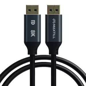 맥스틸 MC-DD DP to DP 8K 모니터 연결 케이블 3M 선 고화질 음성 영상 컴퓨터 노트북 PC TV 데스크탑