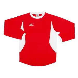 미즈노 운동 선수 경기 빨간색 유니폼 체육복 운동복 활동성을챙긴 나들이 핏한스타일 낚시티셔츠 스포티한