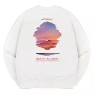 엘런아시 노을너머 오버핏 맨투맨