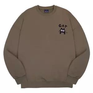 엘런아시 Cat 오버핏 맨투맨