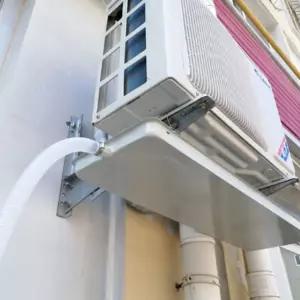 에어컨 물받이 수반대 배수관 사각 트레이 실외기 받침대