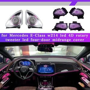 벤츠 E클래스 W214 자동차 스피커 커버 용 RGB LED 발광 혼이 4D 회전 트위터