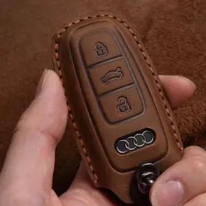 아우디 키케이스 A5 Q7 소가죽 가죽 키홀더 A6 플러그인