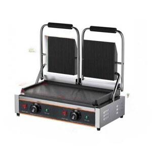 업소용 파니니기계 2구 스프라이트 양면 압착 빵굽는 카페 전면 불판 전기구이팬 파니니그릴