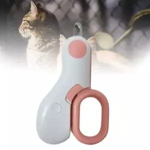 발려동물발톱깎이 고양이 led 램프 발톱깎기 S 핑크 애견미용기