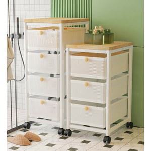 서랍형 바퀴 정리대 5단 화이트 틈새 철제 4단 수납장 거실 서랍장