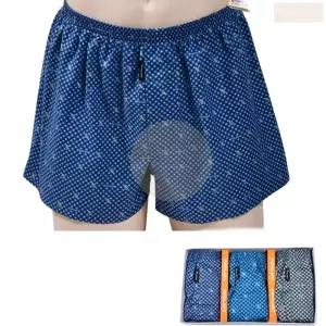 빅사이즈 120 남자 사각 트렁크 팬티 3개입 순 면 드렁크 언더웨어