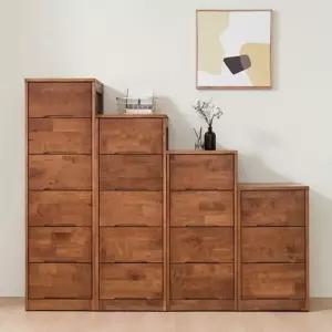 옷서랍장 원룸서랍장 원목 3단 400 T132 아기옷 깊은 안방