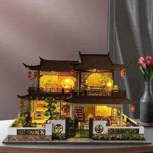 한옥 미니어처 DIY 한옥카페 키트 집순이 모형 소품 조립형