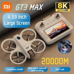 샤오미호환 Gt3 Max 드론 8k Hd 항공 사진 촬영 대형 스크린 광학 흐름 포지셔닝 브러시리스 지능형 장애물 회피