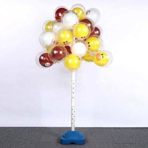 풍선 스탠드 진열대 놀이공원 이중 개의 막대 거치스탠드 1.7m 풍선꽂이 50봉투 20개