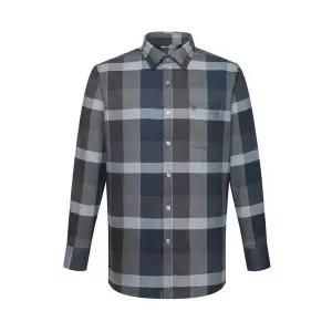 [닥스]기모 폴리혼방 빅체크 셔츠 레귤러핏 네이비___DKW2SHCL140N1