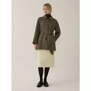 [리스트][겨울]울 벨티드 하프 핸드메이드 코트[35523918]