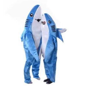 상어 인형탈 물고기 소형 행사용 성인용 캐릭터 상어탈