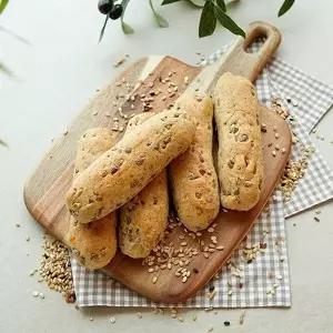 [하프클럽/]발아통밀 견과스틱빵 5개입 x 2개 (330g x 2개)