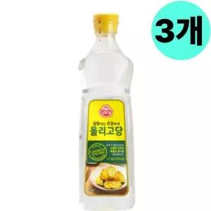 오뚜기 올리고당 투명 요리당 1.2kg X 3개 물엿 설탕