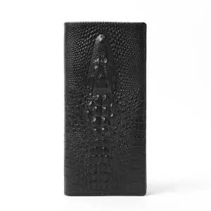 악어패턴 소가죽 어버이날선물 학생지갑 장지갑 블 생일선물지갑