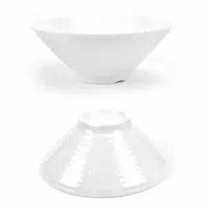 멜라민 일식 우동 라멘 그릇 20x8cm 7호 화이트