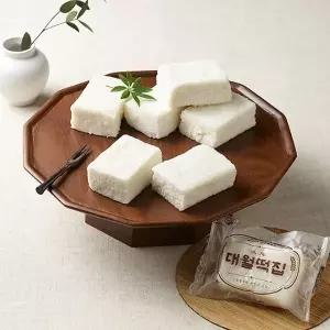 [하프클럽/]대통령표창 대월떡집 제로슈가 백설기 100g x 6개