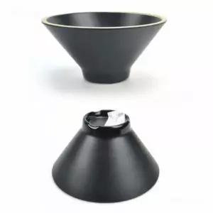 블랙 멜라민 일식 면기 라멘 우동 그릇 18x9cm 14호_23481783