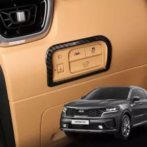 쏘렌토MQ4 크러쉬패드 버튼 카본몰딩인테리어 튜닝 차량 자동차 소품 기어 송풍구 풍구커버