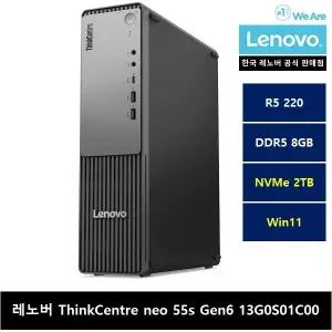 레노버 ThinkCentre neo 55s Gen6 13G0S01C00 R5 220/8gb/2tb/Win11 Home 씨리얼포트 - ps
