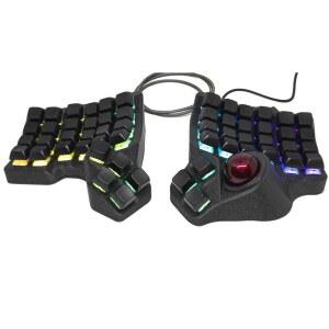 샤크팡 한손 영상편집 키보드 좌우 게이밍 분할 스플릿키보드