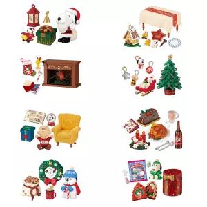 스누피 캐릭터 크리스마스 나이트 피규어 식완 미니어쳐 박스세트(리멘트) (일) 251370