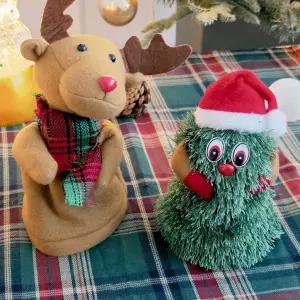 멜로디 춤추는 트리인형 루돌프 크리스마스 트리 장식