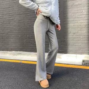 [미나그램] 티져 기모 스판 부츠컷 트레이닝팬츠