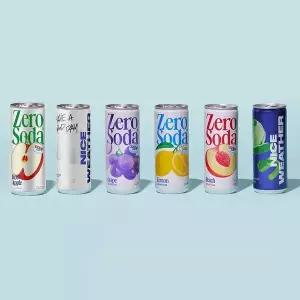 [신세계라이브쇼핑]클룹 제로소다 250ml 24입 혼합구성 (청사과+포도/레몬/복숭아/소다/레드애플)