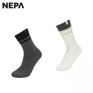 [네파]춘추용/겨울용 남여공용 폴리탐 멜로우삭스 중목 양말 - 7KE8301