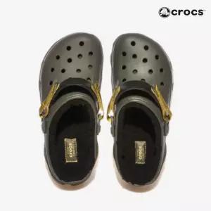 크록스정품 남여공용 겨울 털크록스 털슬리퍼 털슬라이드 사무실 학교 털실내화 방한화